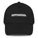 "Antisocial" Chino Baseball Cap