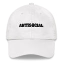 "Antisocial" Chino Baseball Cap