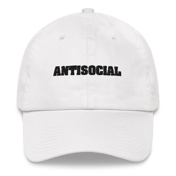 "Antisocial" Chino Baseball Cap