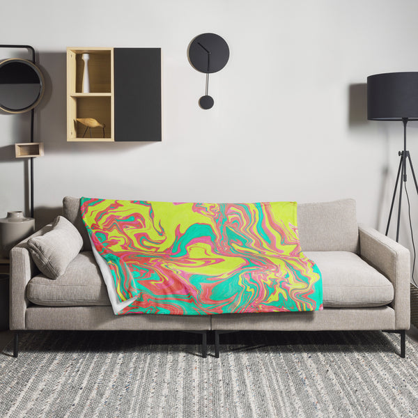 "Groovy Swirl" Throw Blanket