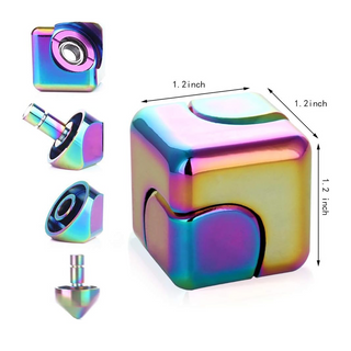 3 Piece Metal Fidget Cube