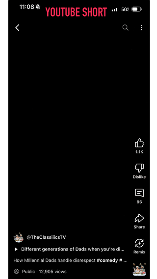 YouTube Short Template