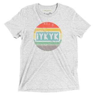 Buy white-fleck-triblend "IYKYK" T-Shirt